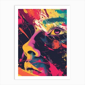 Face Of A Woman 4 Art Print