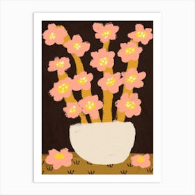 Pastel Flower Impression No 8 1 Art Print