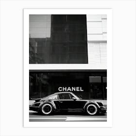 Vintage Car Luxury Fashion Chanel Art Print