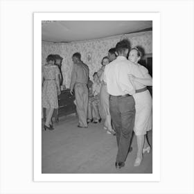 At The Square Dance, Pie Town, New Mexico By Russell Lee Art Print