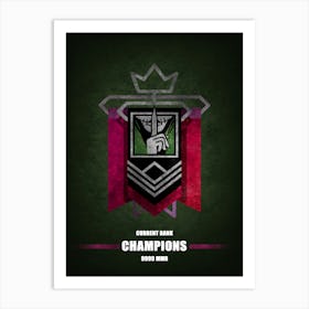 Caveira Rainbow Six 1 Art Print