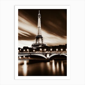 Eiffel Tower In Paris 6 Art Print