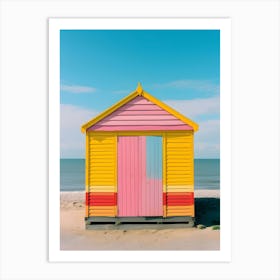 Beach Hut 1 Art Print