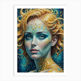 Mermaid 6 Art Print