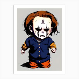 MiniHalloweenMe005 Art Print