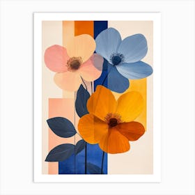 Three Flowers 1 Art Print