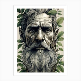 Old Man With Beard Art Print