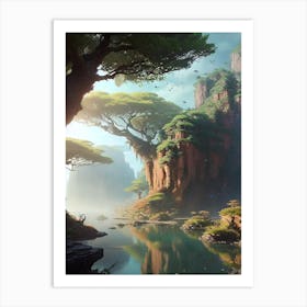 Fantasy Landscape 2 Art Print