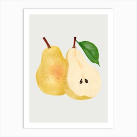 Two Pears Art Print