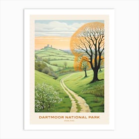 Dartmoor National Park England 1 Hike Poster Art Print