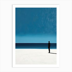 'The Beach' Minimalism Art Print