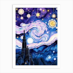 Starry Night 26 Art Print