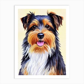 Australian Terrier 2 Watercolour Dog Art Print