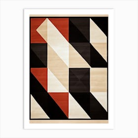 Geometric Echo 1 Art Print