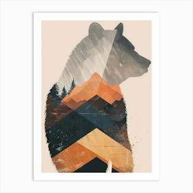 Bear Print Art Print