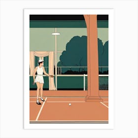 Tennis Court 8 Art Print