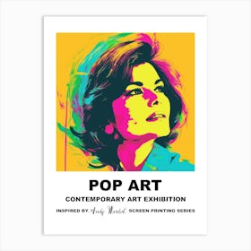 Jackie Pop Art 1 Art Print