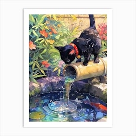 Koi Pond Art Print