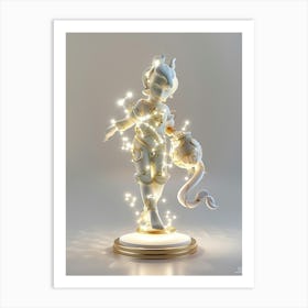 The Twelve Constellations Of Aquarius, In The Form Of Human,Highlighting The Oriental Ceramic Bottle,Taiwan Zodiac Zodiac Sign Figurine,Oriental Style Ip Image,In The Style Of Kawacy, Transparency And Lightness, Kerby Rosanes, Lumi Poster