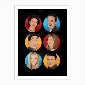 Friends Art Print