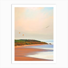 Blackpool Sands, Devon Neutral 1 Art Print
