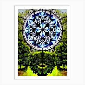 Circle Of Light 1 Art Print