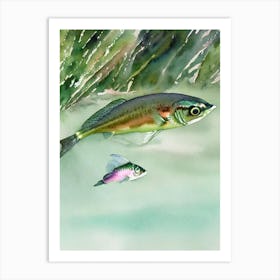 Sea Robin Storybook Watercolour Art Print