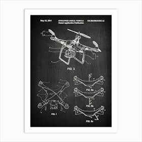 Drone Patent Print,Drone Art,Drone Gifts, Drone Decor,Drone Poster,Drone Wall Decor,Drone Print,Drone Pilot, Drone Blueprint, Td5101 Art Print