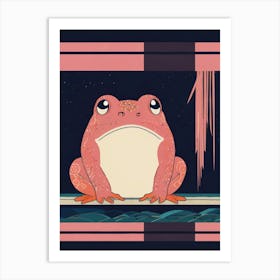 Pink Frog Art Print