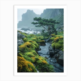 Mossy Stream Art Print