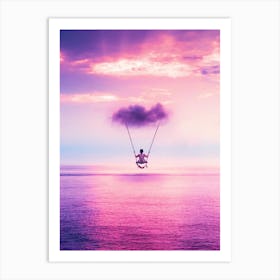 Cloud Swing Art Print