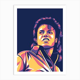 Michael Jackson Pop Art Art Print