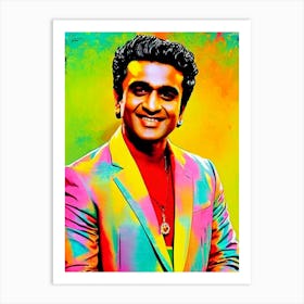 Devi Sri Prasad Colourful Pop Art Art Print