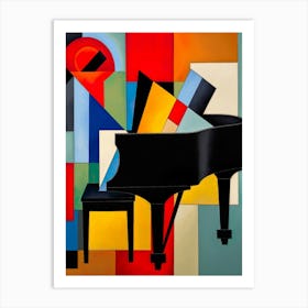 Abstract Piano Painting Art Print