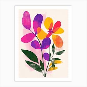 Colorful Flowers 17 Art Print