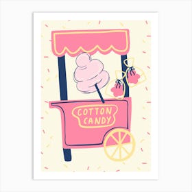 Cotton Candy Art Print