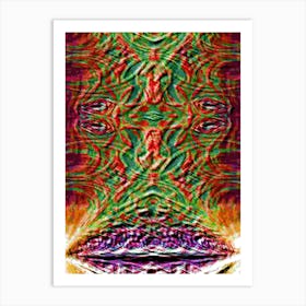 Psychedelic Abstract Painting 5 Art Print