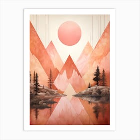 Geometric Abstraction Illustration 7 Art Print