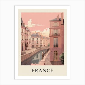 Vintage Travel Poster France 4 Art Print