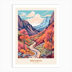 Ben Nevis Scotland 5 Hike Poster Art Print