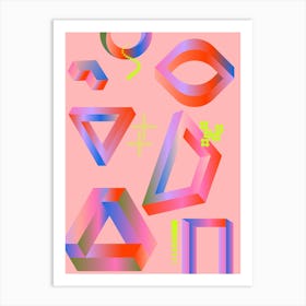 Geometric Shapes 2 Art Print