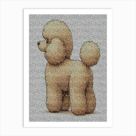 Poodle Dog  Art Print