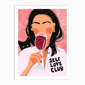 Self love club Art Print