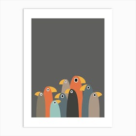 Minimalist Bird Print Art Print