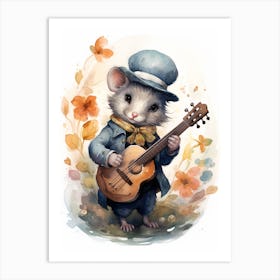 Adorable Chubby Gangster Possum 3 Art Print