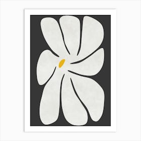 White Daisy 1 Art Print