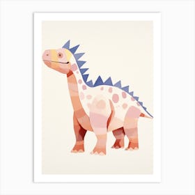 Nursery Dinosaur Art Pachycephalosaurus 6 Art Print