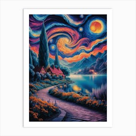 Starry Night 15 Art Print