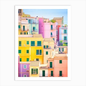 Tropea, Italy Colourful View 1 Art Print