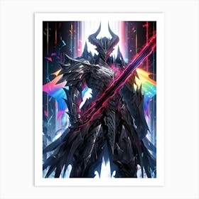 Demon Warrior 1 Art Print